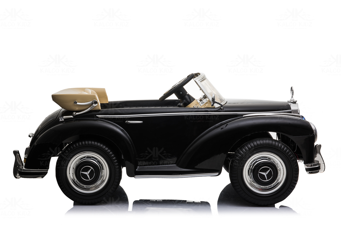 MERCED-BENZ 300S - Black | 12V | Leather Seat | EVA Wheels | RC