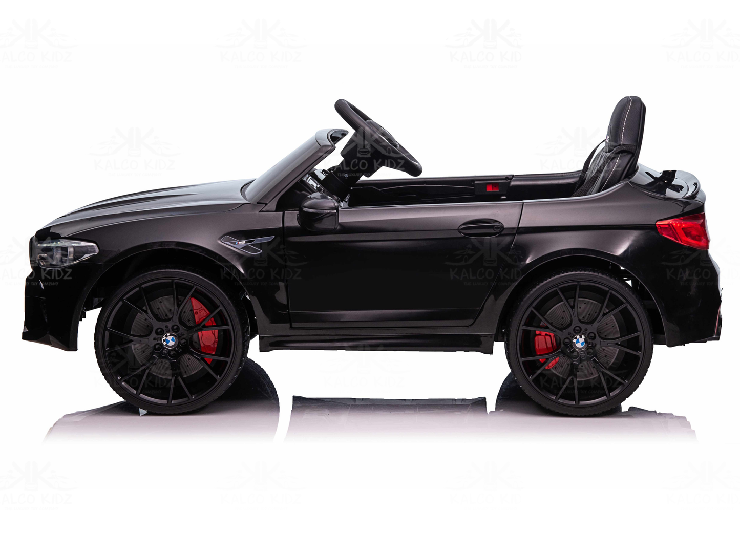 BMW M5 DRIFT - Black | 24V | Leather Seat | EVA Wheel | High Power | RC