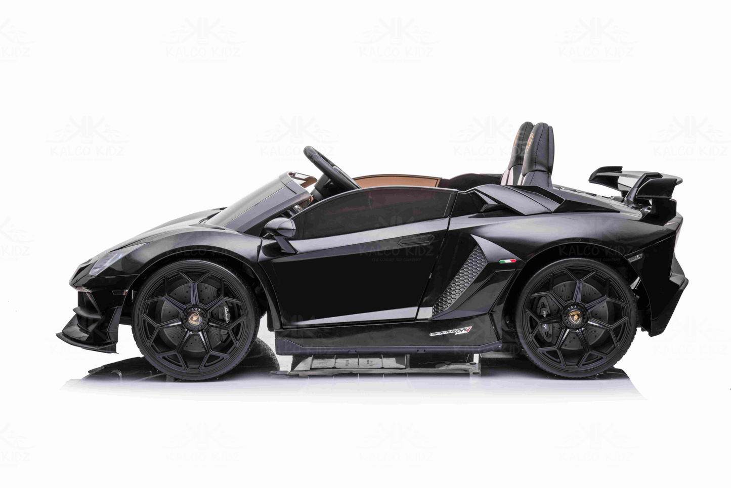 LAMBORGHINI SVJ DRIFT - Black | 24V | High Power | Leather Seat | RC