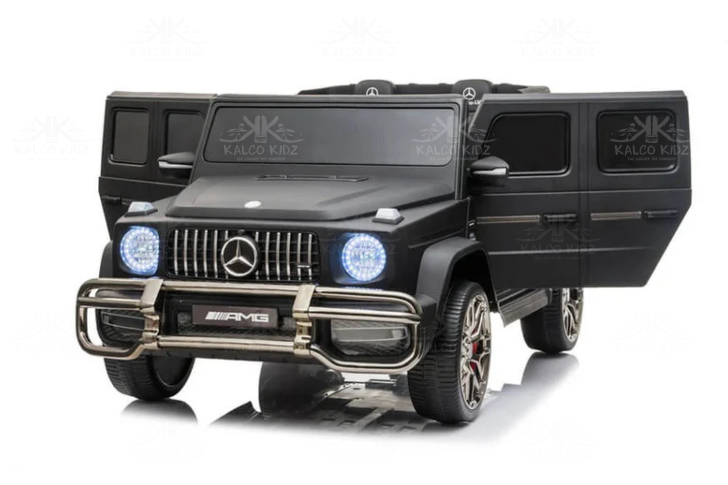 MERCEDES G63 AMG - Matte Black | 24V | 2 Seater | MP4 | Leather Seat | EVA Wheels | RC