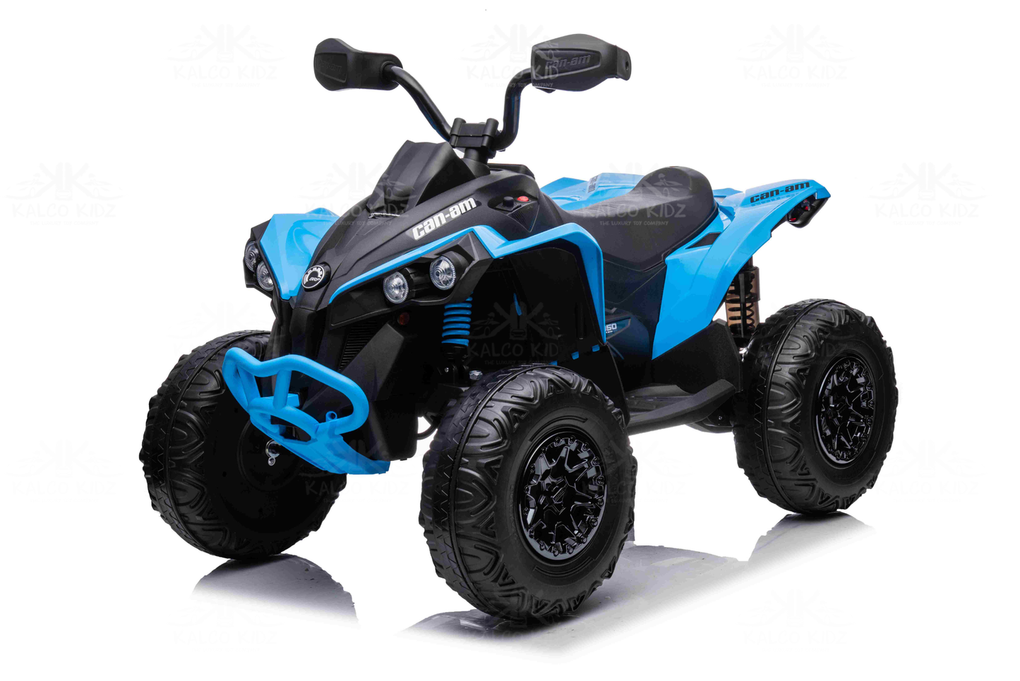 CanAm QUAD BIKE ATV - Blue | 24V | Leather Seat | EVA Wheels