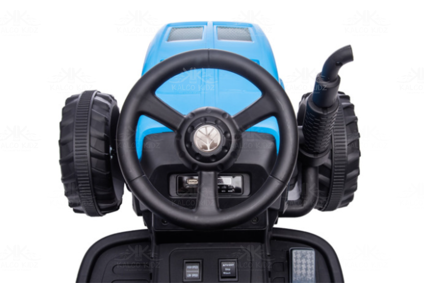 MX T7 Tractor with Trailer - Blue | 12V Bluetooth Audio