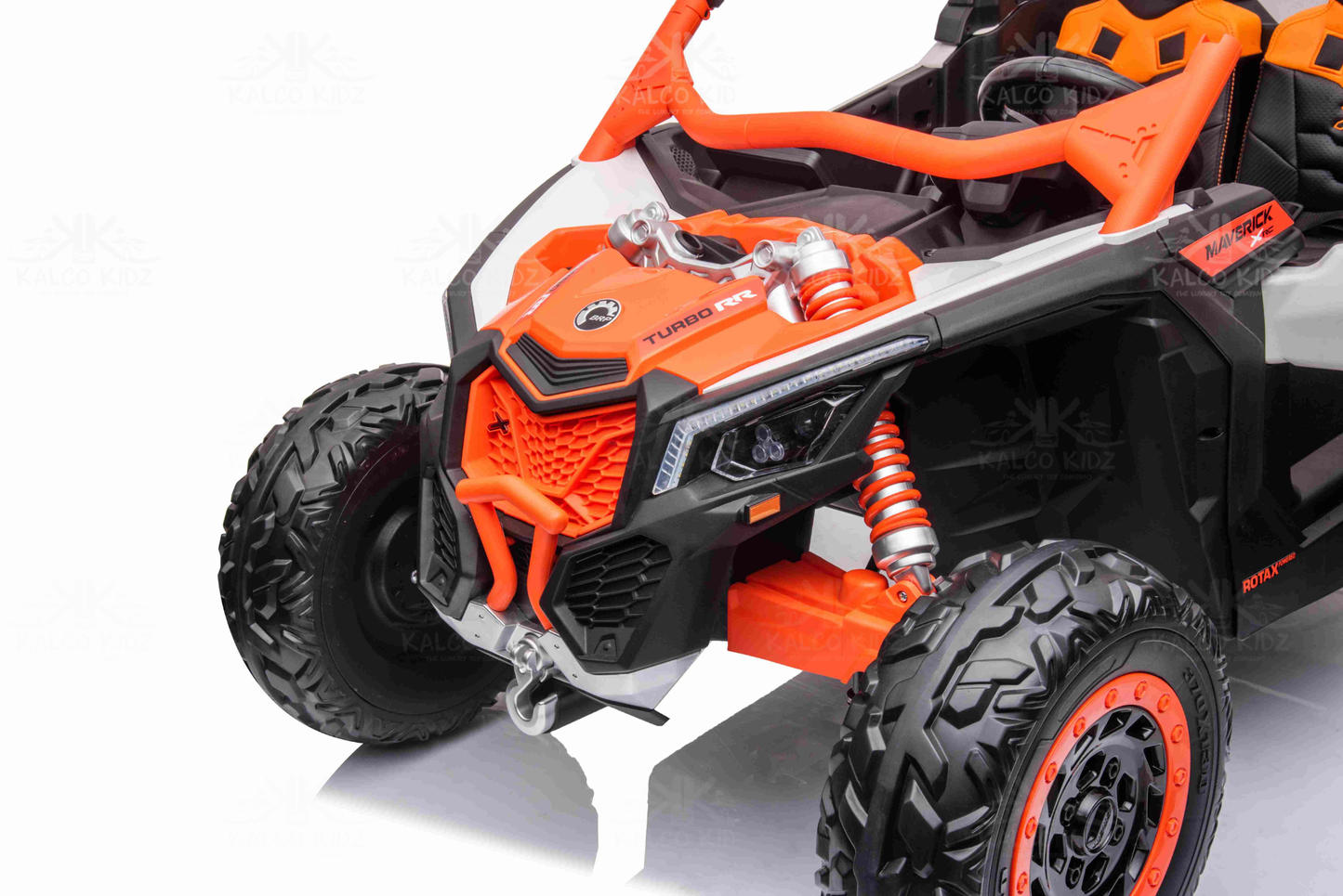 CanAm MAVERICK UTV - Orange | 48V | 2 Seater | Leather Seat | EVA Wheel | RC