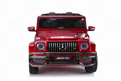 MERCEDES G63 AMG - Metallic Red | 24V | 2 Seater | MP4 | Leather Seat | EVA Wheels | RC