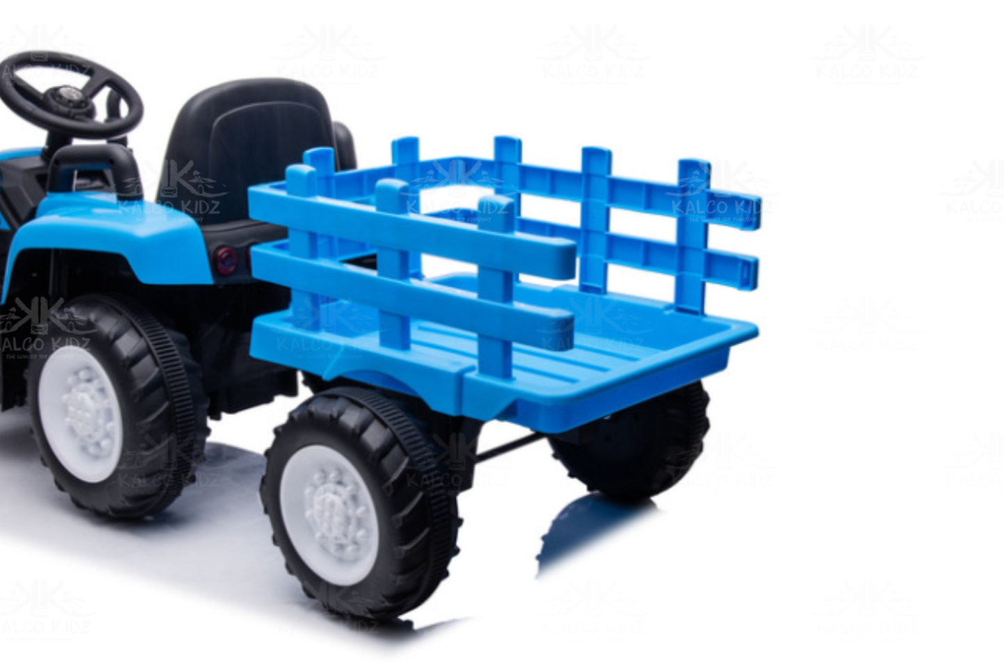 MX T7 Tractor with Trailer - Blue | 12V Bluetooth Audio