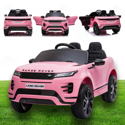 RANGE ROVER EVOQUE - Pink | 12V | Leather Seat | EVA Wheels | RC