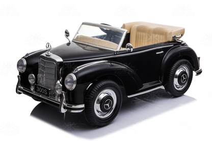 MERCED-BENZ 300S - Black | 12V | Leather Seat | EVA Wheels | RC