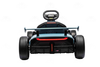 DRIFT GO KART - Blue | 24V | Bluetooth Audio | Adjustable Seat