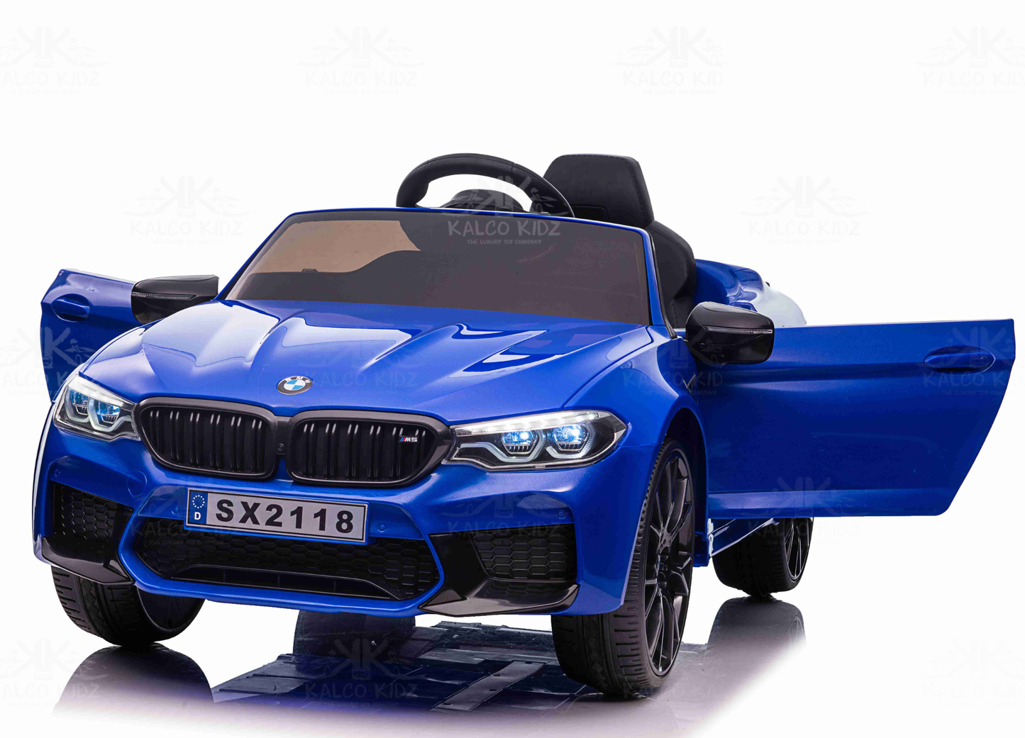 BMW M5 DRIFT - Blue | 24V | Leather Seat | EVA Wheel | High Power | RC