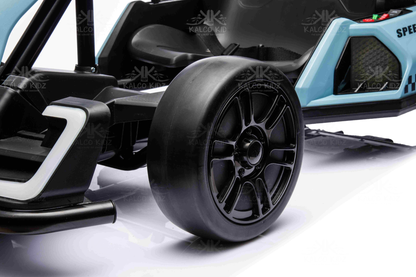 DRIFT GO KART - Blue | 24V | Bluetooth Audio | Adjustable Seat