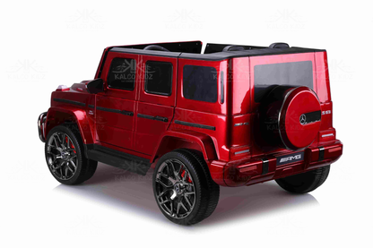 MERCEDES G63 AMG - Metallic Red | 24V | 2 Seater | MP4 | Leather Seat | EVA Wheels | RC