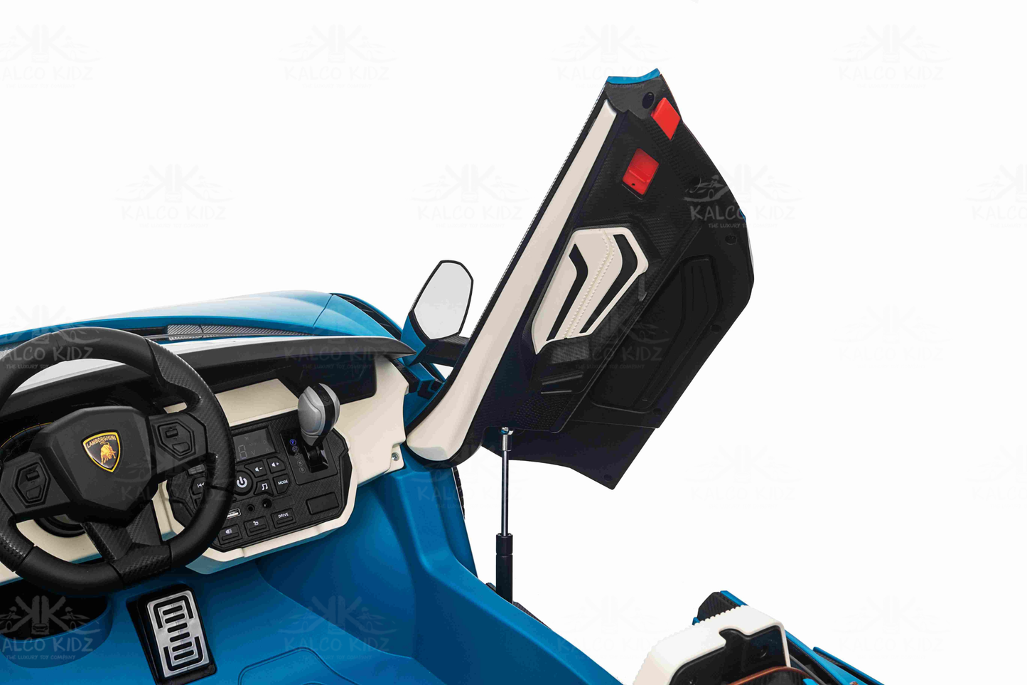 LAMBORGHINI SIAN - Blue | 24V | 2 Seater | Leather Seat | EVA Wheels