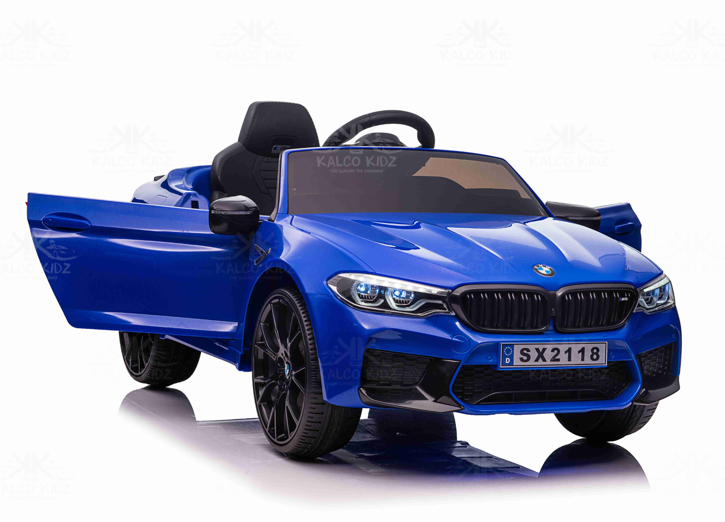 BMW M5 DRIFT - Blue | 24V | Leather Seat | EVA Wheel | High Power | RC