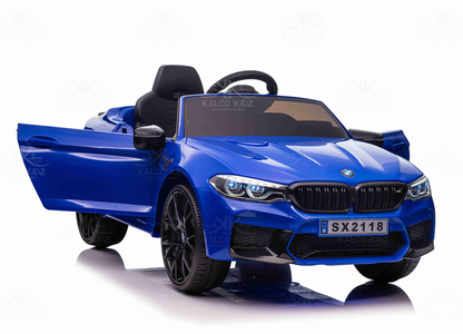 BMW M5 DRIFT - Blue | 24V | Leather Seat | EVA Wheel | High Power | RC
