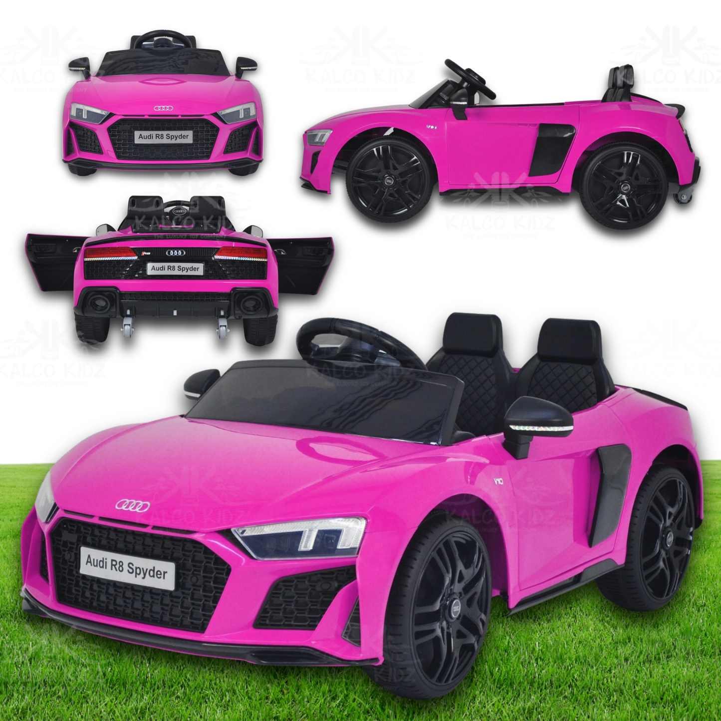 AUDI R8 - Pink | 12V | Dual 20W | Parental RC