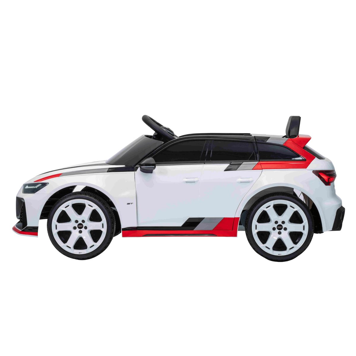 Audi RS 6 Avant GT - White | 12V | Leather Seat