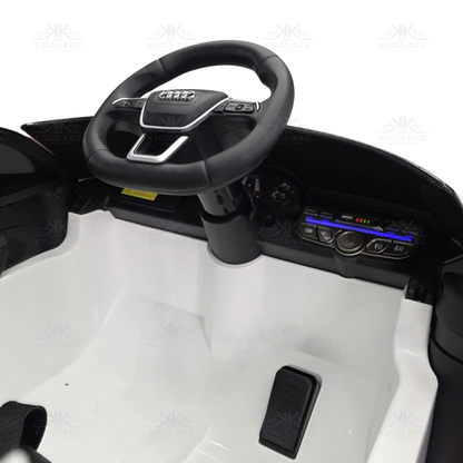 Audi RS 6 Avant GT - White | 12V | Leather Seat