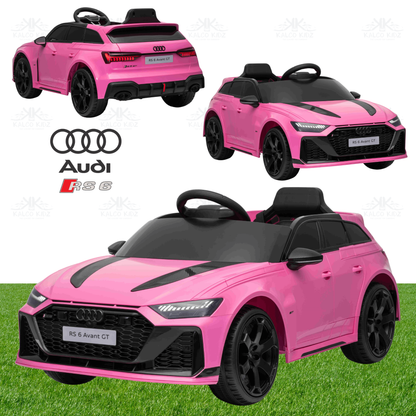 Audi RS 6 Avant GT - Pink | 12V | Parental Remote