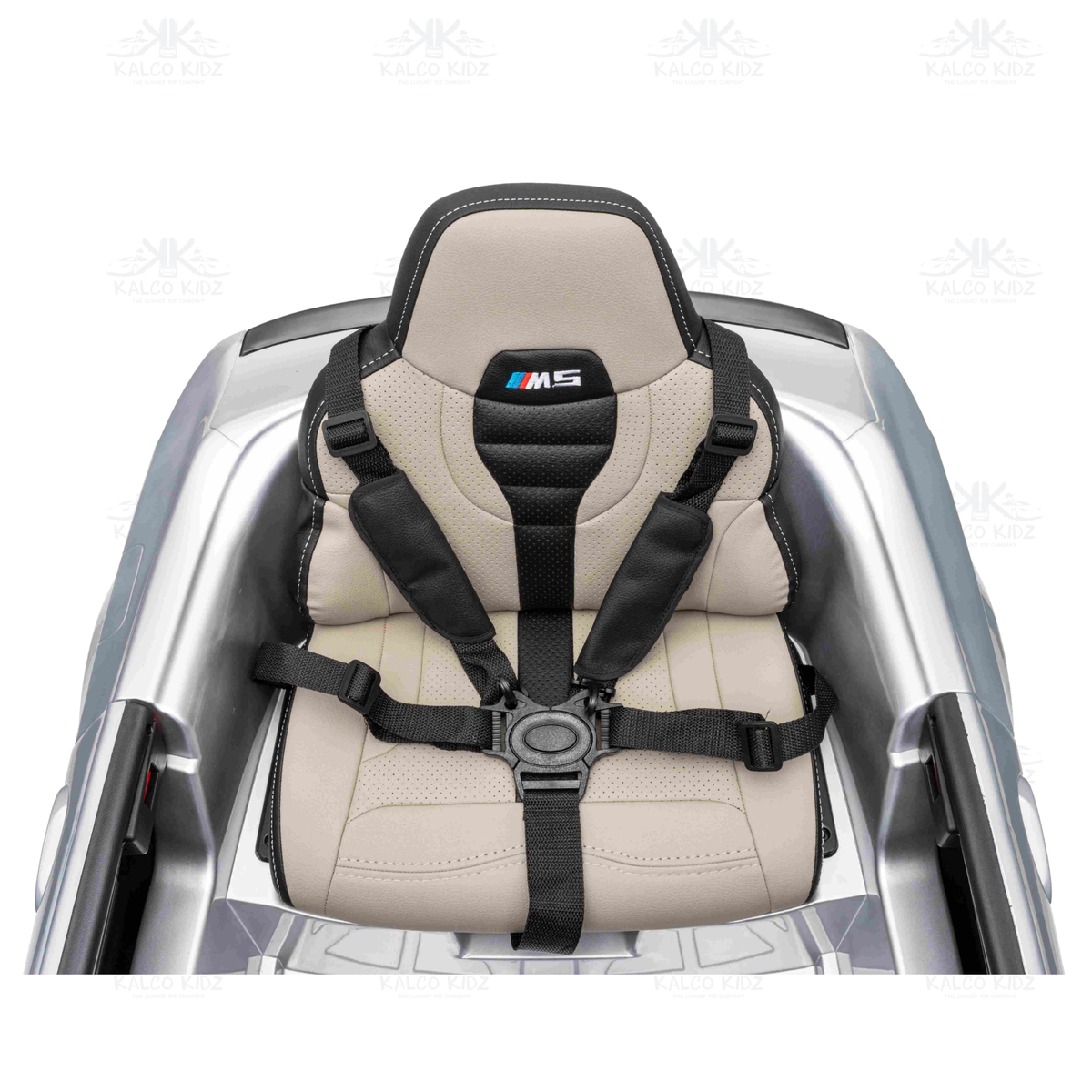 BMW M5 DRIFT - Silver Grey | 24V | Leather Seat | EVA Wheel | High Power | RC (Copy)