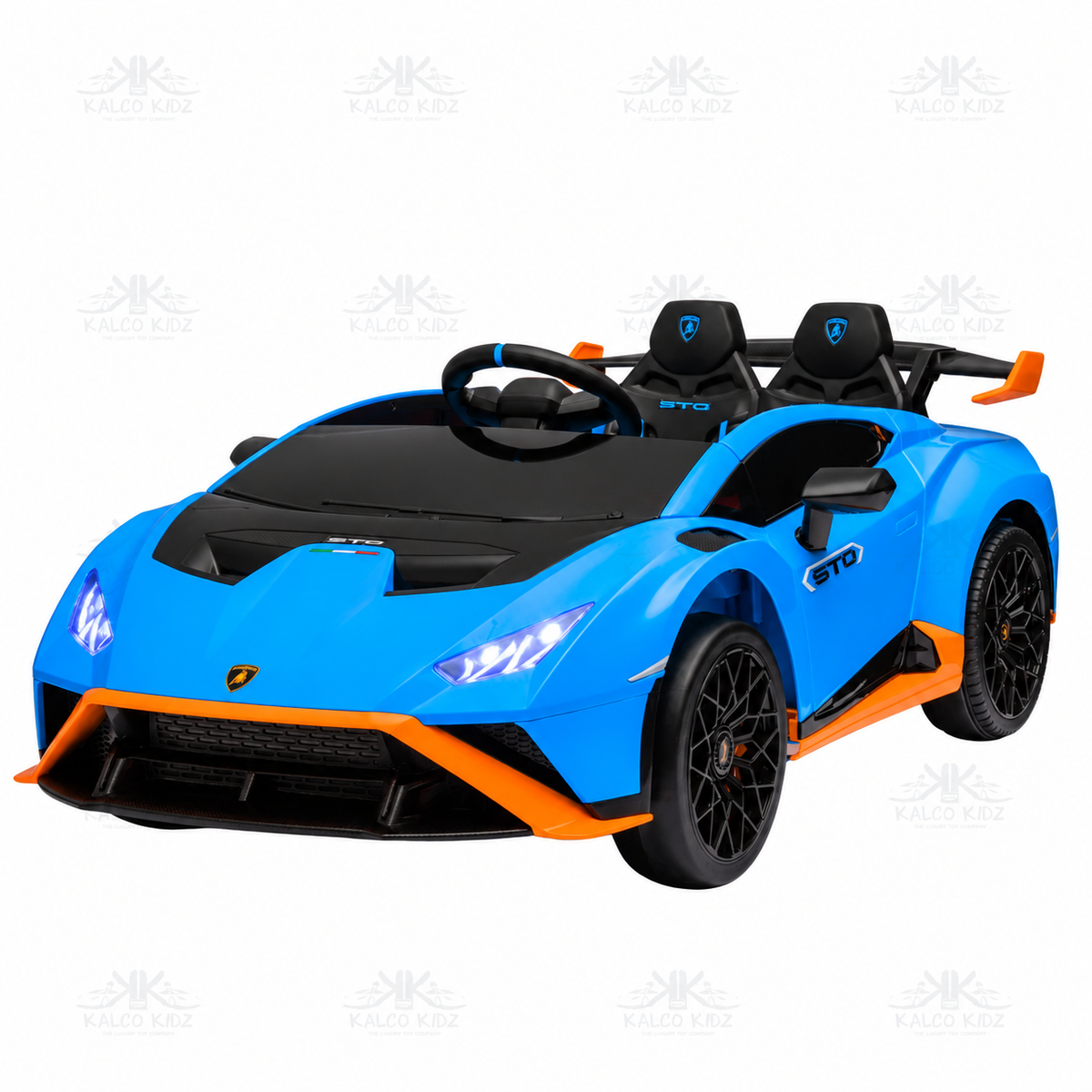 Lamborghini Huracan STO DRIFT - Blue | 24V | High Power | Leather Seat | EVA Wheels