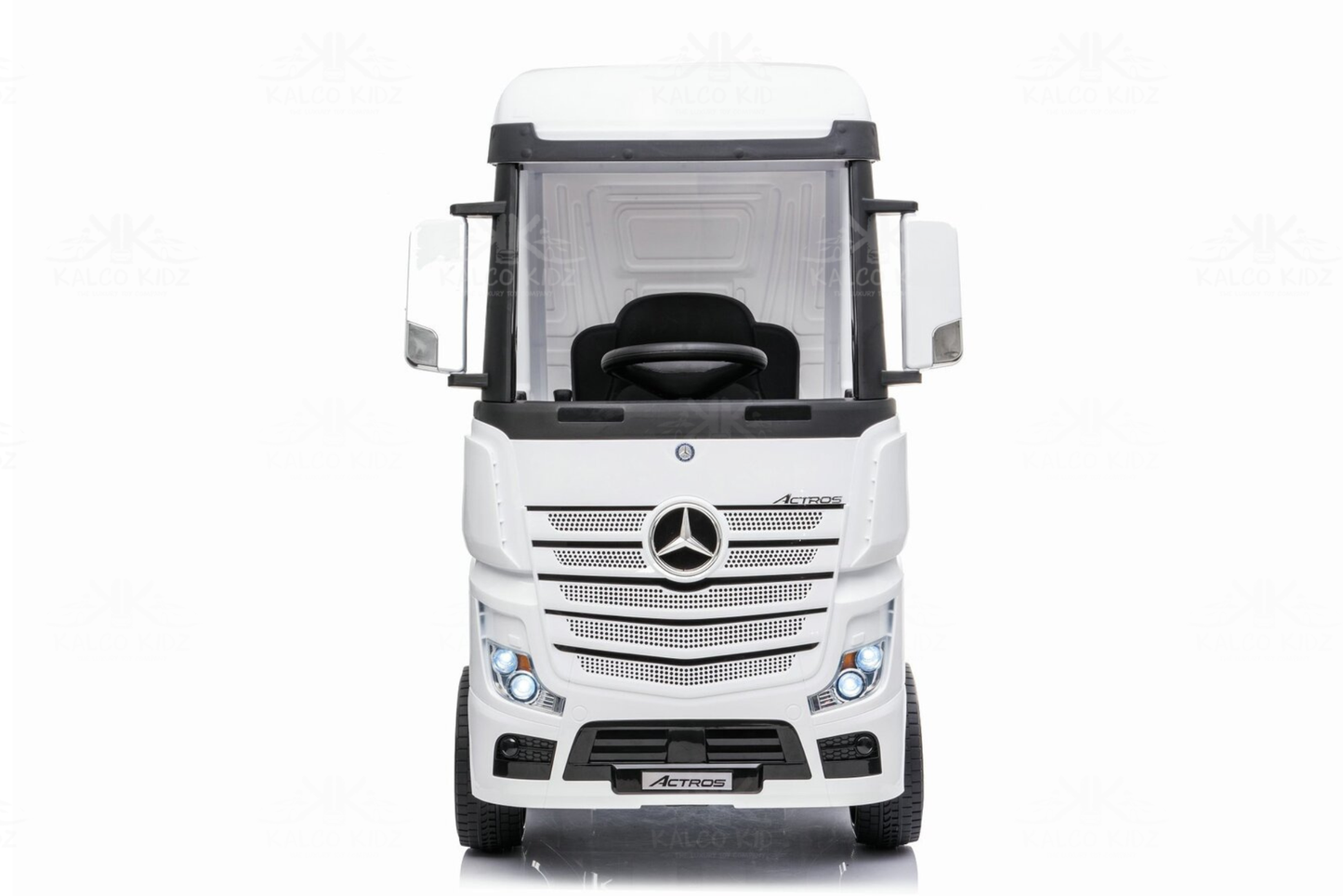 MERCEDES ACTROS TRUCK -  White | 24V | MP4 | Leather Seat | EVA Wheels | RC