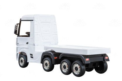 MERCEDES ACTROS TRUCK -  White | 24V | MP4 | Leather Seat | EVA Wheels | RC