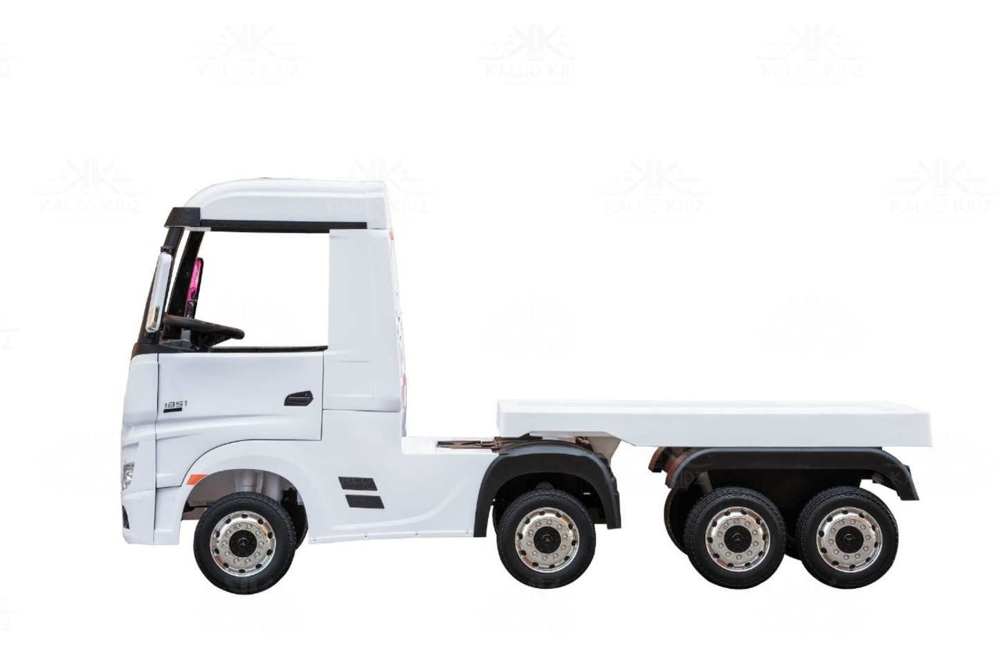 MERCEDES ACTROS TRUCK -  White | 24V | MP4 | Leather Seat | EVA Wheels | RC