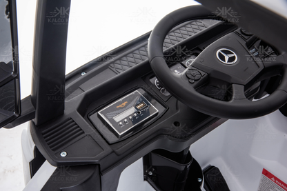 MERCEDES ACTROS TRUCK -  White | 24V | MP4 | Leather Seat | EVA Wheels | RC