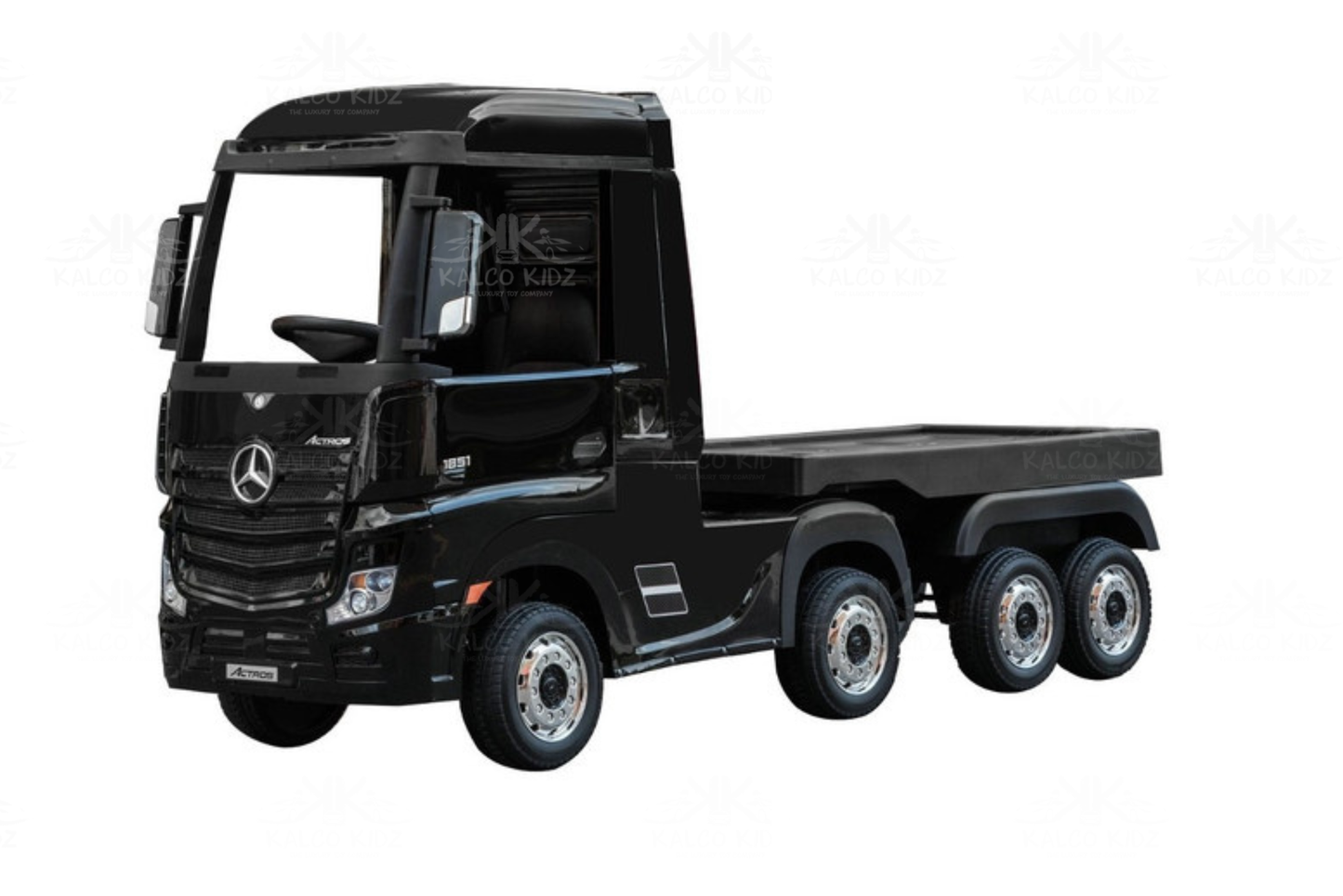 MERCEDES ACTROS TRUCK -  Black | 24V | MP4 | Leather Seat | EVA Wheels | RC