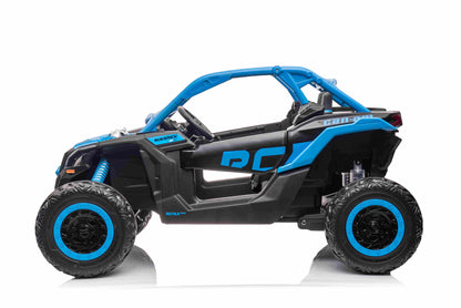 CanAm MAVERICK UTV - BLUE| 48V | 4WD | 2 Seater | Leather Seat | EVA Wheel | RC