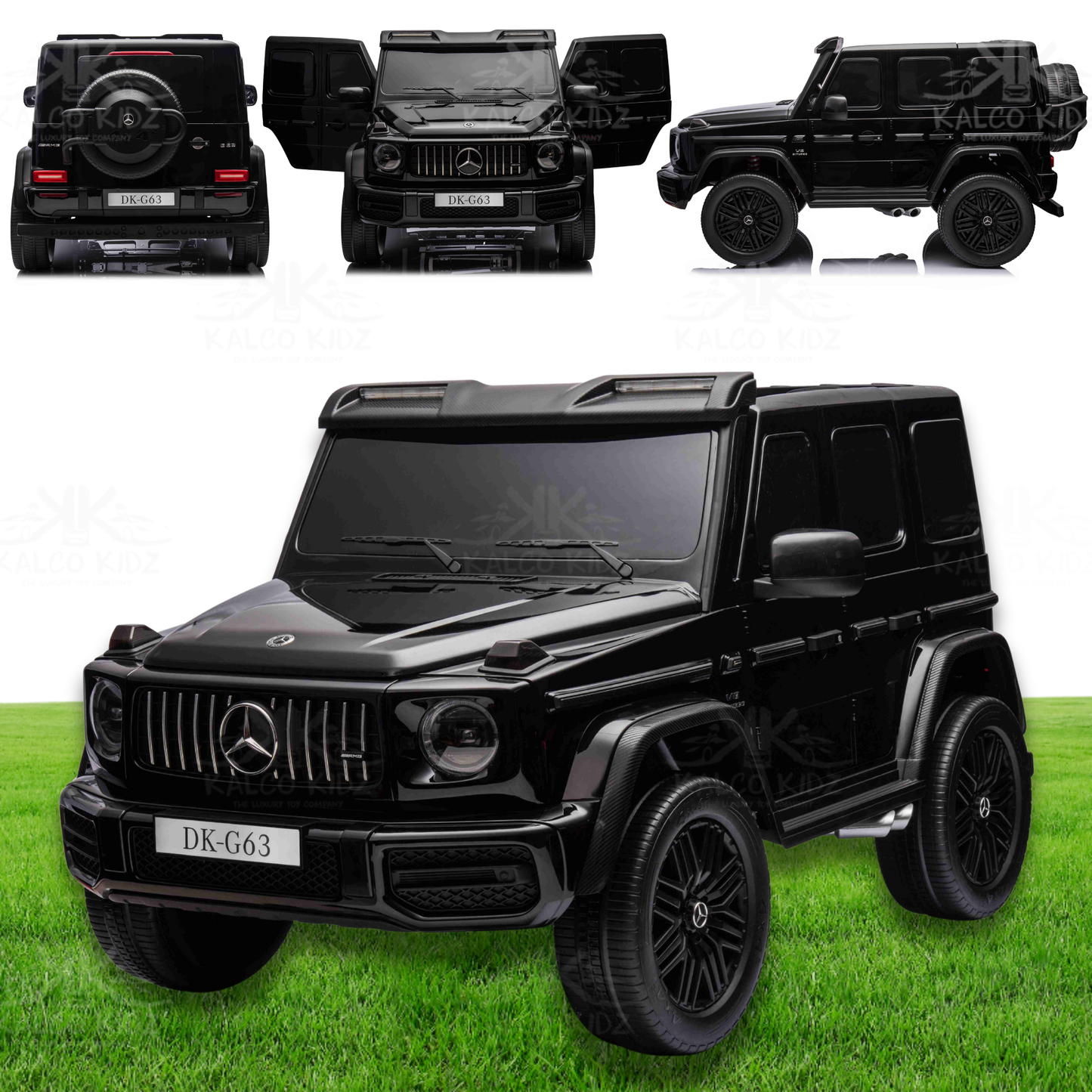 MERCEDES G63 AMG XXL - Black | 48V | 2 Seater | Removable Tablet | Leather Seat | RC