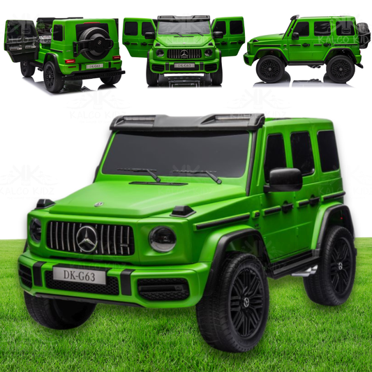 MERCEDES G63 AMG XXL - Matte Green | 48V | 2 Seat | Removable Tablet | Leather Seat | RC