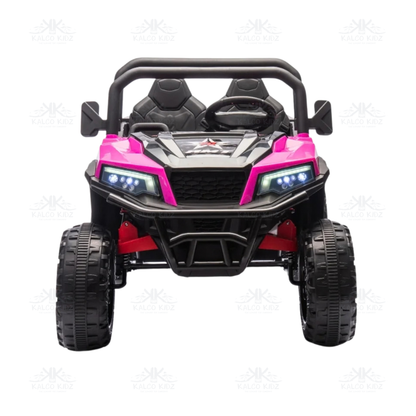 GATOR FARM TIPPER DUMP TRUCK - Pink | 24V | 4WD | 2 Seater | 6 Wheels | Leather Seat | EVA Wheels