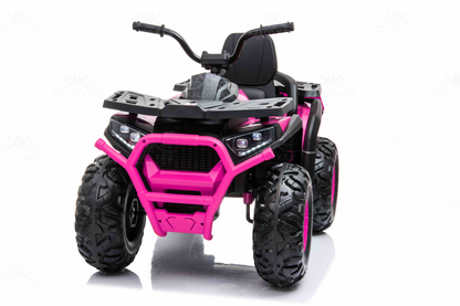 XMX QUAD BIKE ATV - Pink | 24V | Leather Seat | EVA Wheels