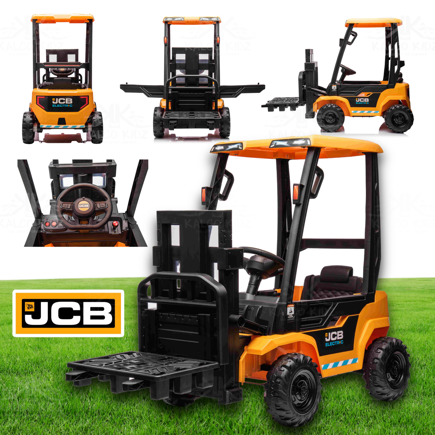 JCB FORKLIFT | 12V10AH | Dual 45W | Includes Pallet | Parental RC