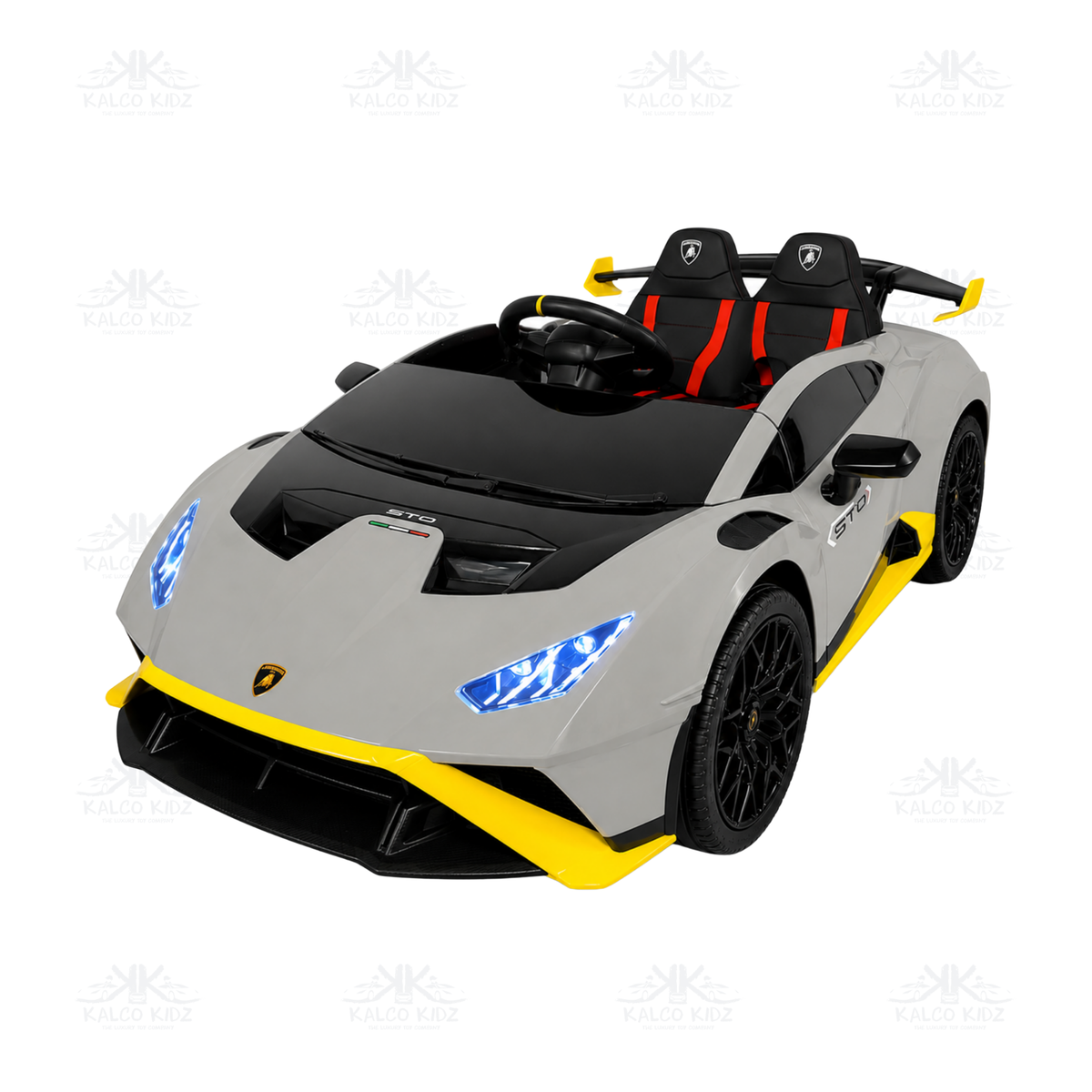 Lamborghini Huracan STO DRIFT - Grey | 24V | High Power | Leather Seat | EVA Wheels