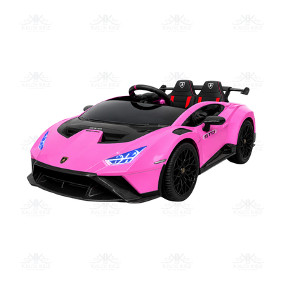 Lamborghini Huracan STO DRIFT - Blue | 24V | High Power | Leather Seat | EVA Wheels