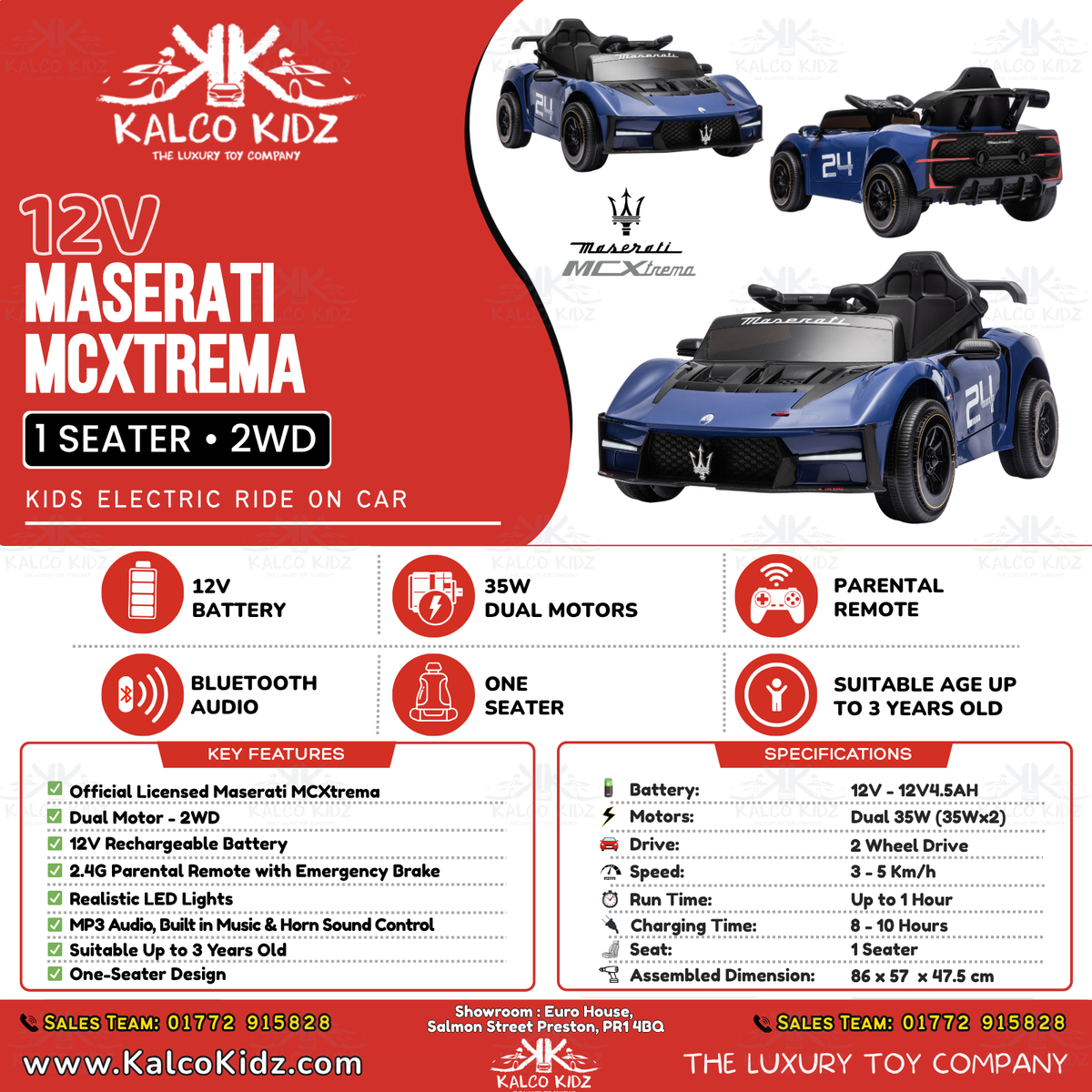 Maserati MCXtrema - Blue | 12V | RC