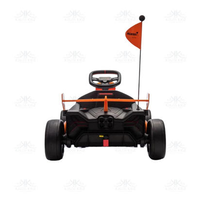 Mclaren Drift GO Kart - Orange | 24V | Adjustable Seat