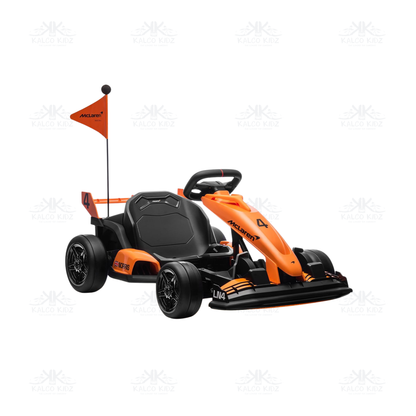 Mclaren Drift GO Kart - Orange | 24V | Adjustable Seat