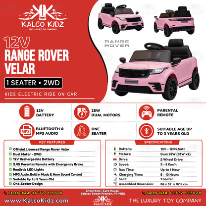 Range Rover Velar - Pink | 12V | RC