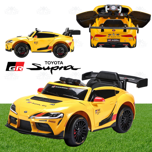 TOYOTA GR Supra GT4 - Yellow | 12V | Parental Remote Control