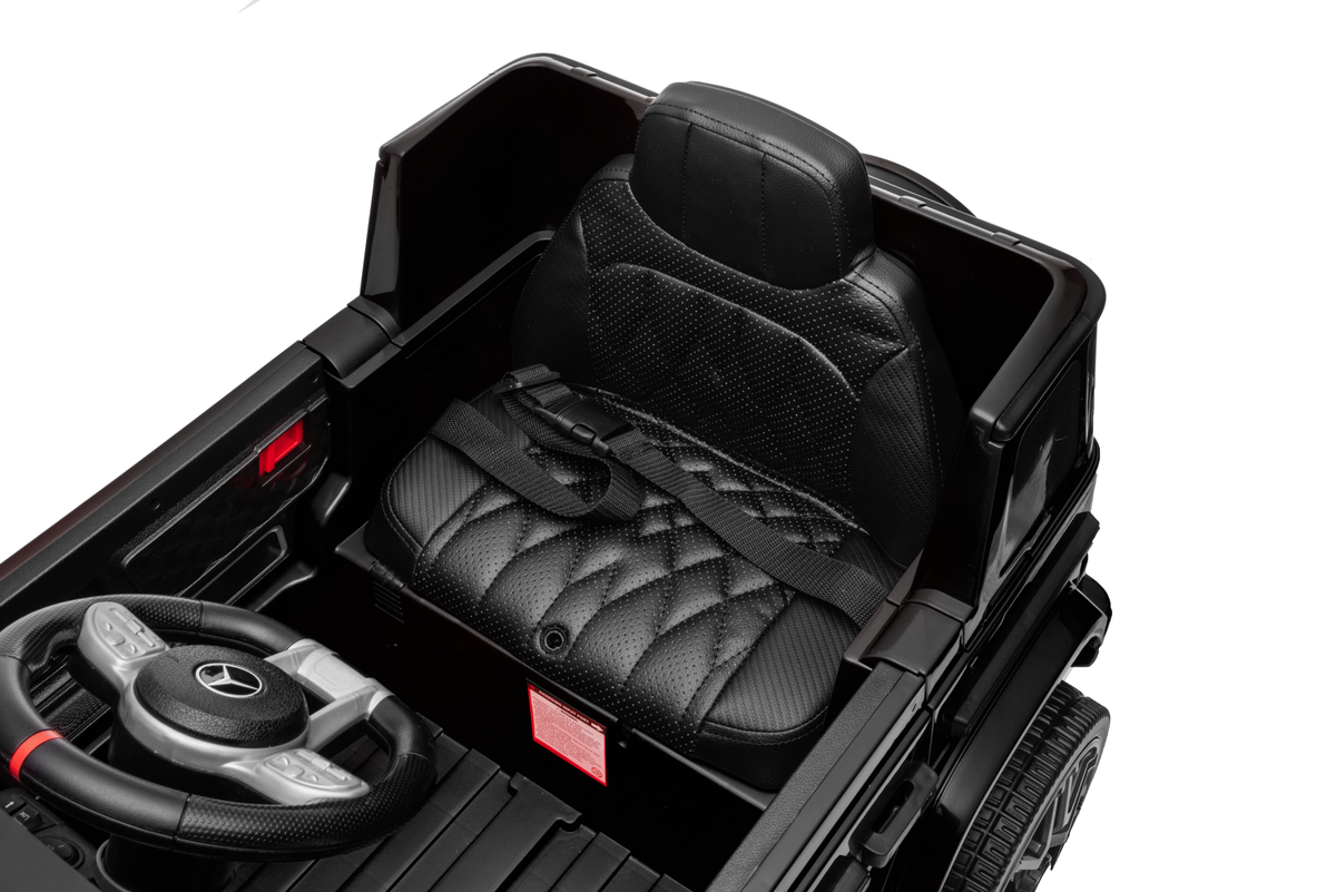 Mercedes-Benz AMG G63 - Black | 12V | Leather Seat | EVA Wheels | Parental RC